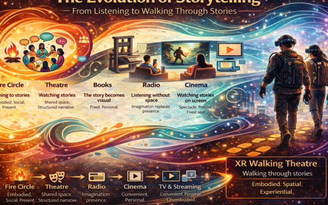 From Watching Stories to Walking Through Them